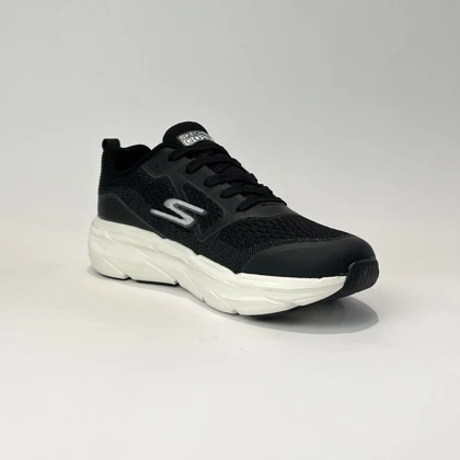 کفش پیاده روی اسکیچرز گو ران با زیره Max cushion مشکی زیر سفید