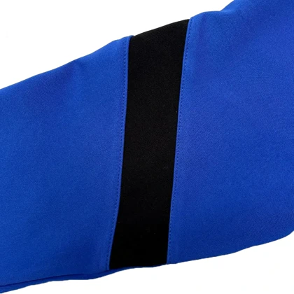 ست گرمکن شلوار مشکی آبی