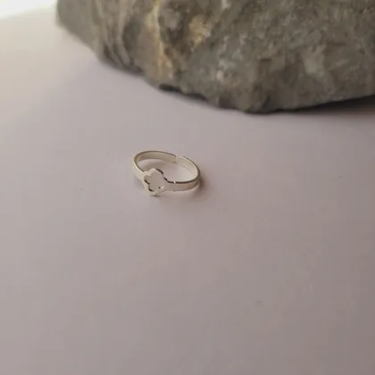بند انگشتی استیل طرح ونکلیف Van Cleef & Arpels