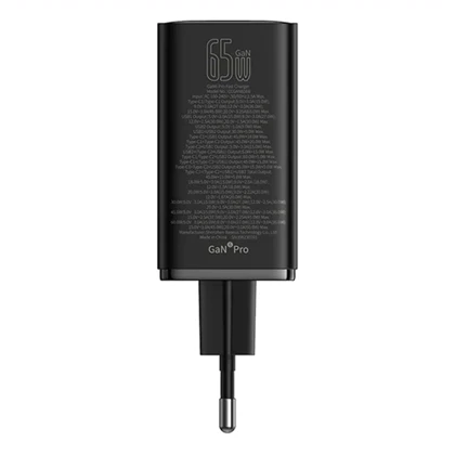 شارژر دیواری 100 وات بیسوس GaN6 Pro CCGAN100E6 چهار پورت