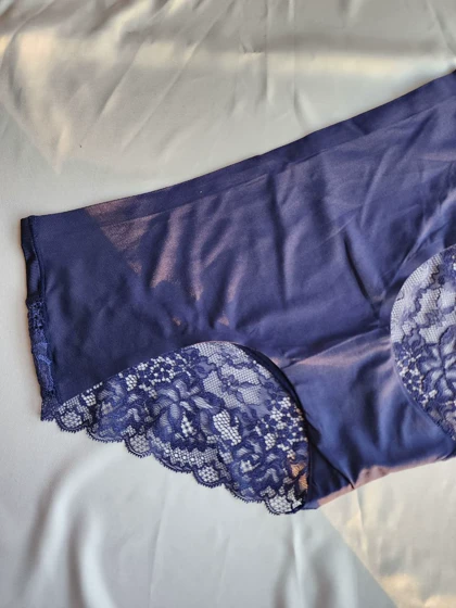 شورت دانتل و ساتن بدون لبه دوخت کد: 1459