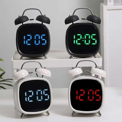 ساعت دیجیتال شماطه دار مربع مدل GH8032