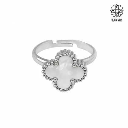 انگشتر استیل ونکلیف سفید کد 509428020