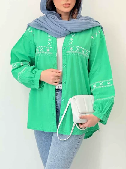 شومیز گلدوزی آدلیا