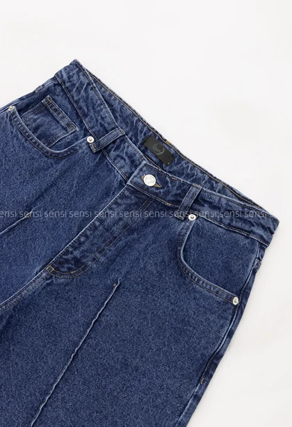 شلوار جین بگ کیلات سیم لاین کد1004866