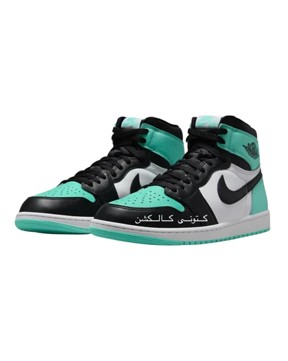 کتانی ویتنامی نایکی ایر جردن وان ساق‌دار گرین گلو Nike Air Jordan 1 High OG Green Glow