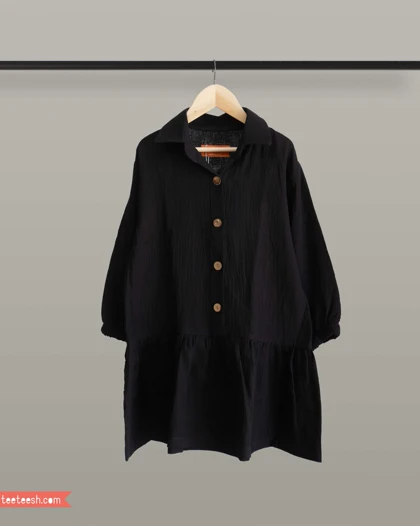 پیراهن پائیزه مشکی