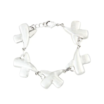 دستبند زنانه مدل آبکاری نقره