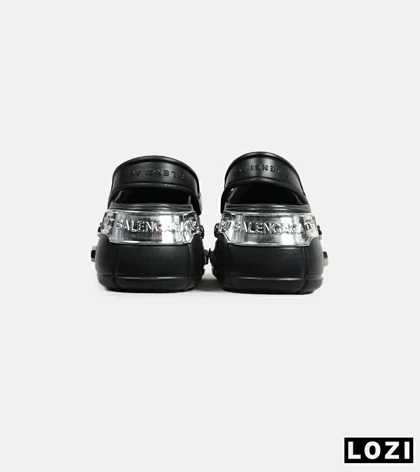 صندل مردانه مشکی BALENCIAGA crocs