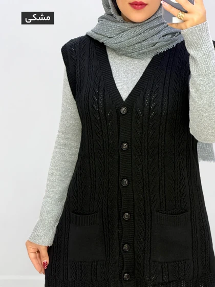 ژیله جلودکمه بافت لیبرا کد 225604