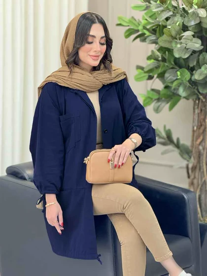 مانتو آستین گت چهار جیب