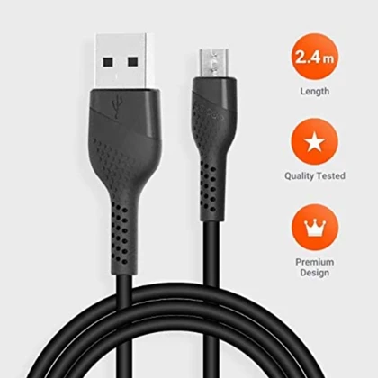 کابل یو اس بی به میکرو پرودو مدل PREMIUM DATA CABLE