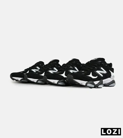 کفش کتانی مردانه و زنانه مشکی سفید NEW BALANCE 9060 مدل 7307