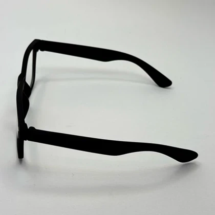 فریم عینک طبی مستطیلی مشکی انتی رفلکس و یووی 400 سبک