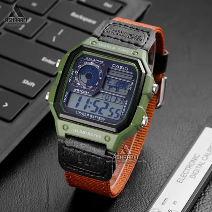 ساعت کاسیو بند برزنتی Casio AE-1200-32