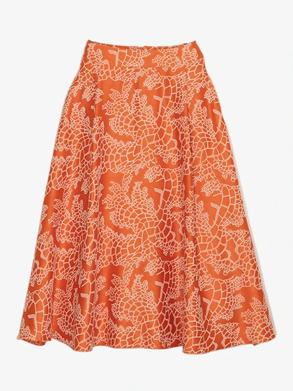 دامن زنانه فون پیلی دار ژاکارد مجلسی 20105