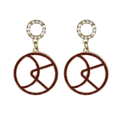 گوشواره فانتزی مدل هندسی