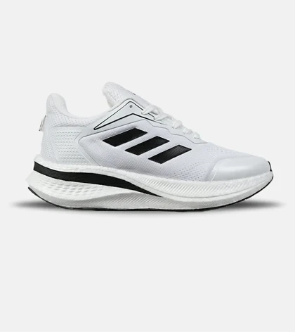 کفش کتانی مردانه و زنانه سفید مشکی Adidas Quester Tnd مدل 7809