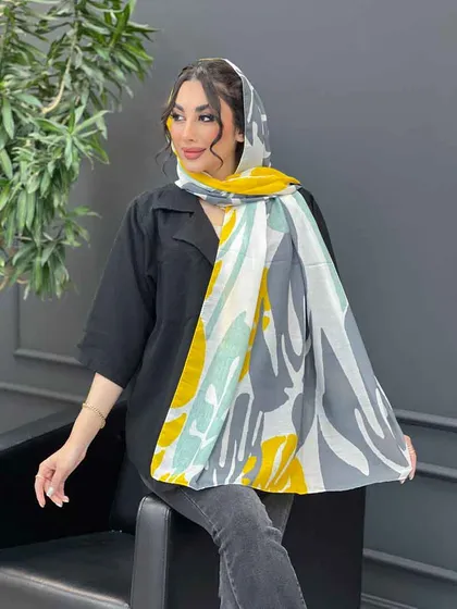 شال طرح برگ انجیری