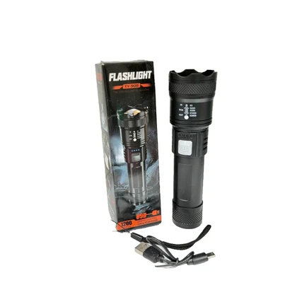 چراغ قوه پلیسی TY-908 دارای زوم-مشکی