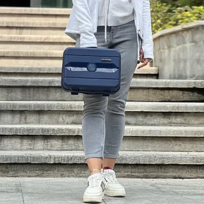 چمدان وارداتی مندوزا مدل MENDOZA - MDZ805 SERIES سری سه عددی (به همراه چمدان آرایشی هدیه)