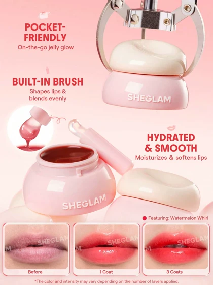 بالم لب ژله‌ای جیبی شیگلم مدل Hydra Jelly Pocket Lip Jam