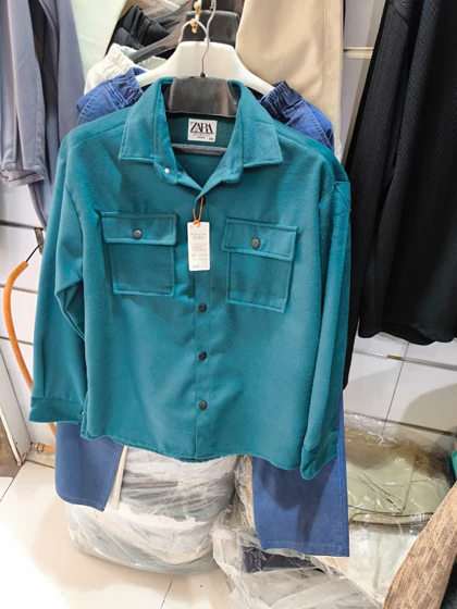 کت فوتر مردانه سبز کله غازی - ضخیم پارچه کشمیر اولد مانی