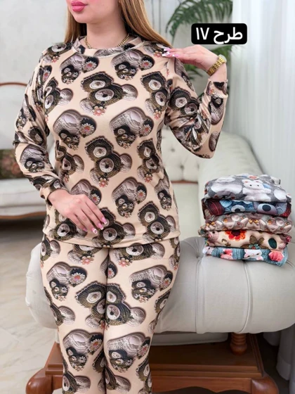 ست مخمل برفی 3602