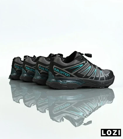 کفش کتانی مشکی آبی سالومون Salomon X ULTRA