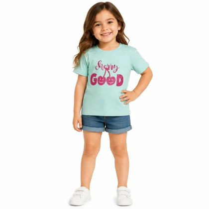 تیشرت نخ پنبه دخترانه بچگانه کوتون Koton kids