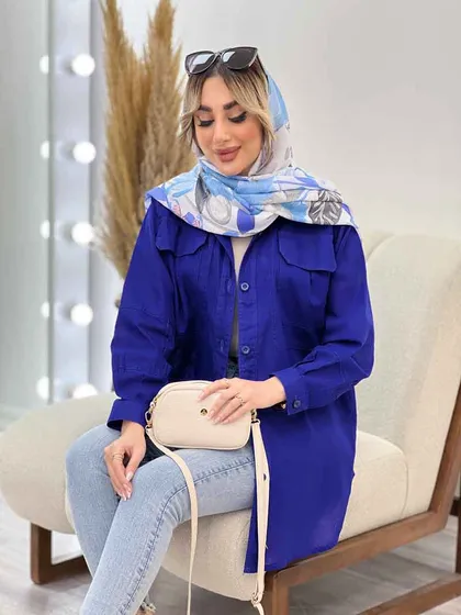 مانتو دو جیب پیله