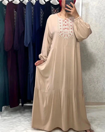 پیراهن ساحلی نقش دار طرح آیدا 3981