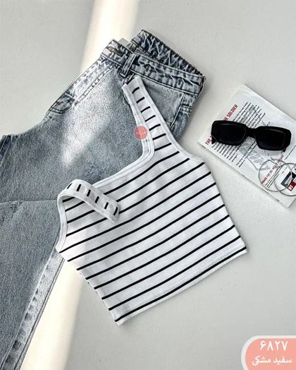 کراپ تاپ خشتی رینگی 6827