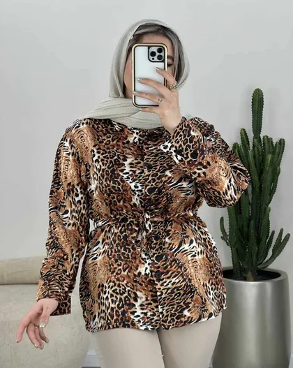شومیز پلنگی(41)کد3480
