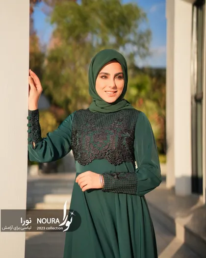 پیراهن آیدا سبز