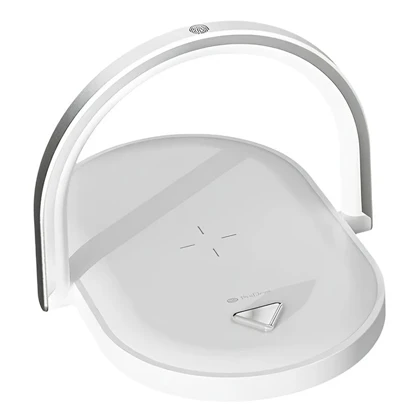 شارژر وایرلس فست شارژ و چراغ خواب رومیزی پرووان PWL815