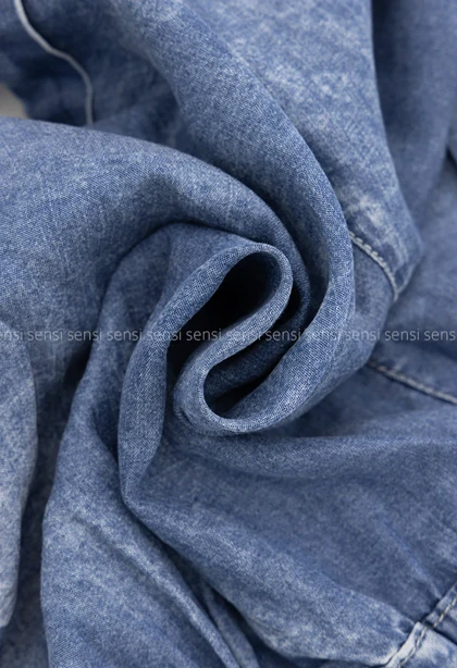 شلوارک دو دکمه تنسل کد 1005310