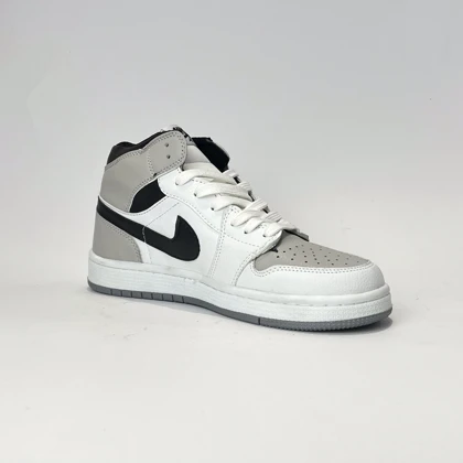 کفش روزمره جردن 1 ساق‌دار طوسی سفید