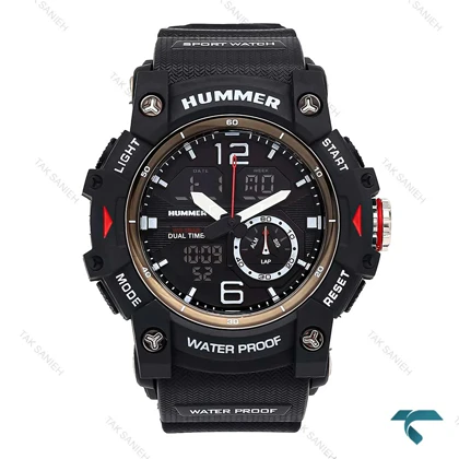 ساعت هامر 2004 مردانه دوزمانه مشکی Hummer-6594-G