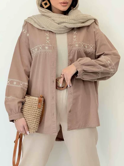 شومیز گلدوزی آدلیا