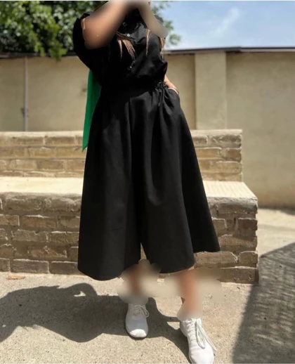 سرهمی دمپا گشاد جیب‌دار 9010