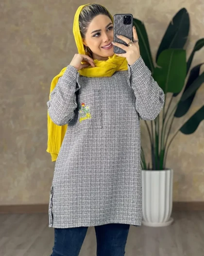مانتو ریما گلدوزی