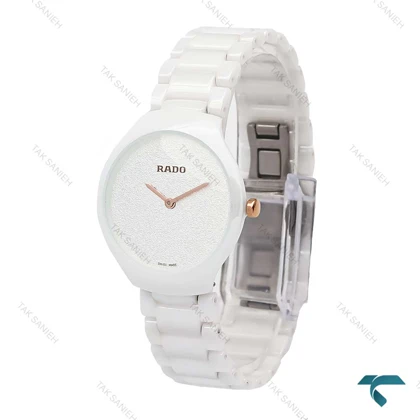 ساعت رادو زنانه سفید سرامیکی صفحه اکلیلی Rado-6538-L