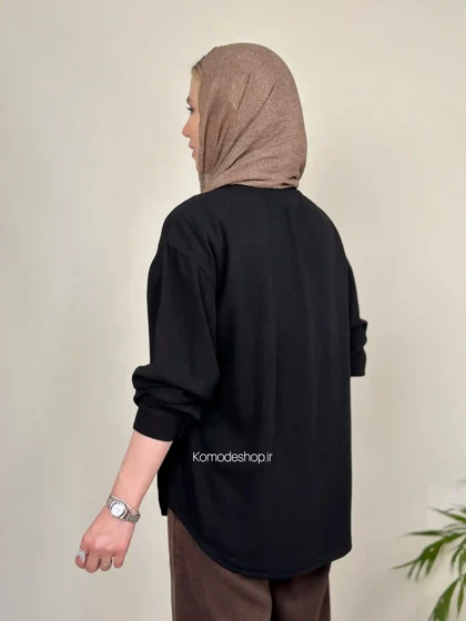 شومیز زنانه سیلک اسلپ کارن