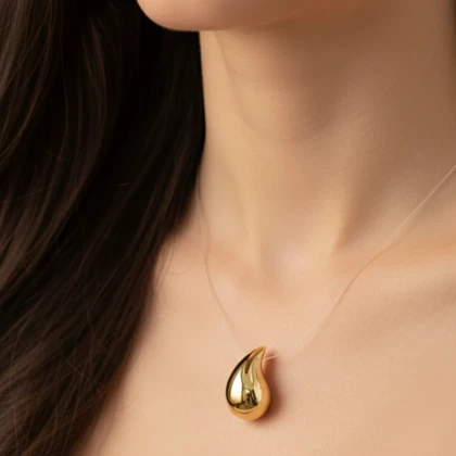 گردنبند دخترانه مدل اشک