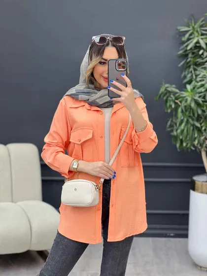 مانتو دو جیب پیله آرتمیس