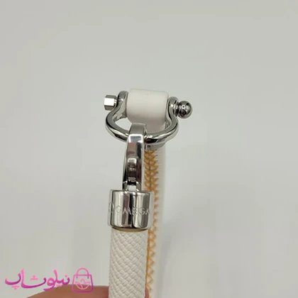 دستبند امگا رابر سفید مردانه سایز لارج کیفیت مستر (طراحی جدید) کد 1350
