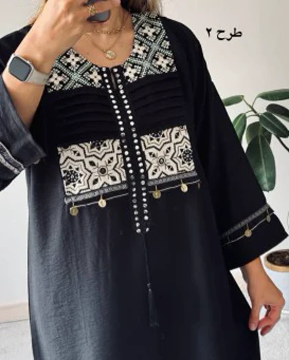 کفتان مشکی محرمی مجلسی هیوا