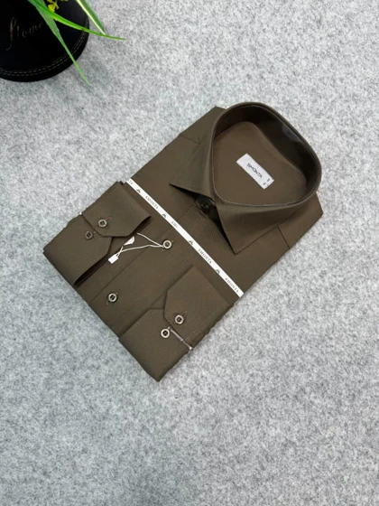 پیراهن ساده مردانه قواره کلاسیک _ استین بلند