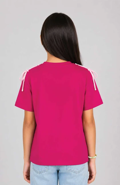 تیشرت یکرولایکرا پاپیونی